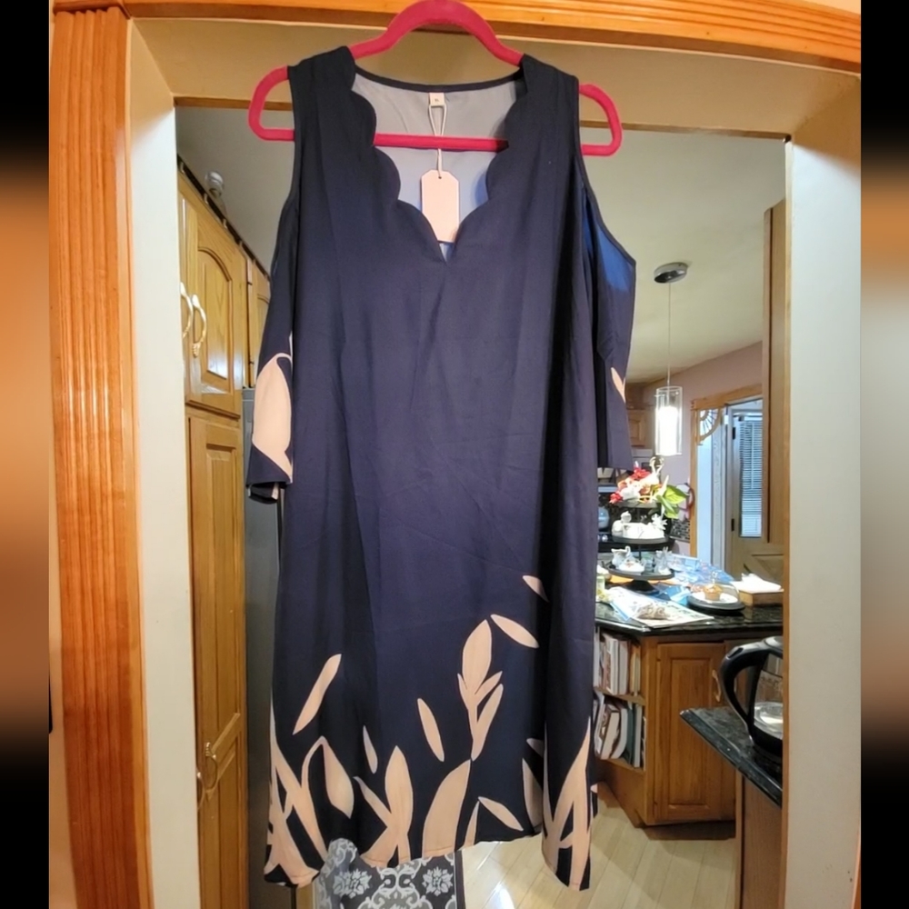SHEIN blue dress